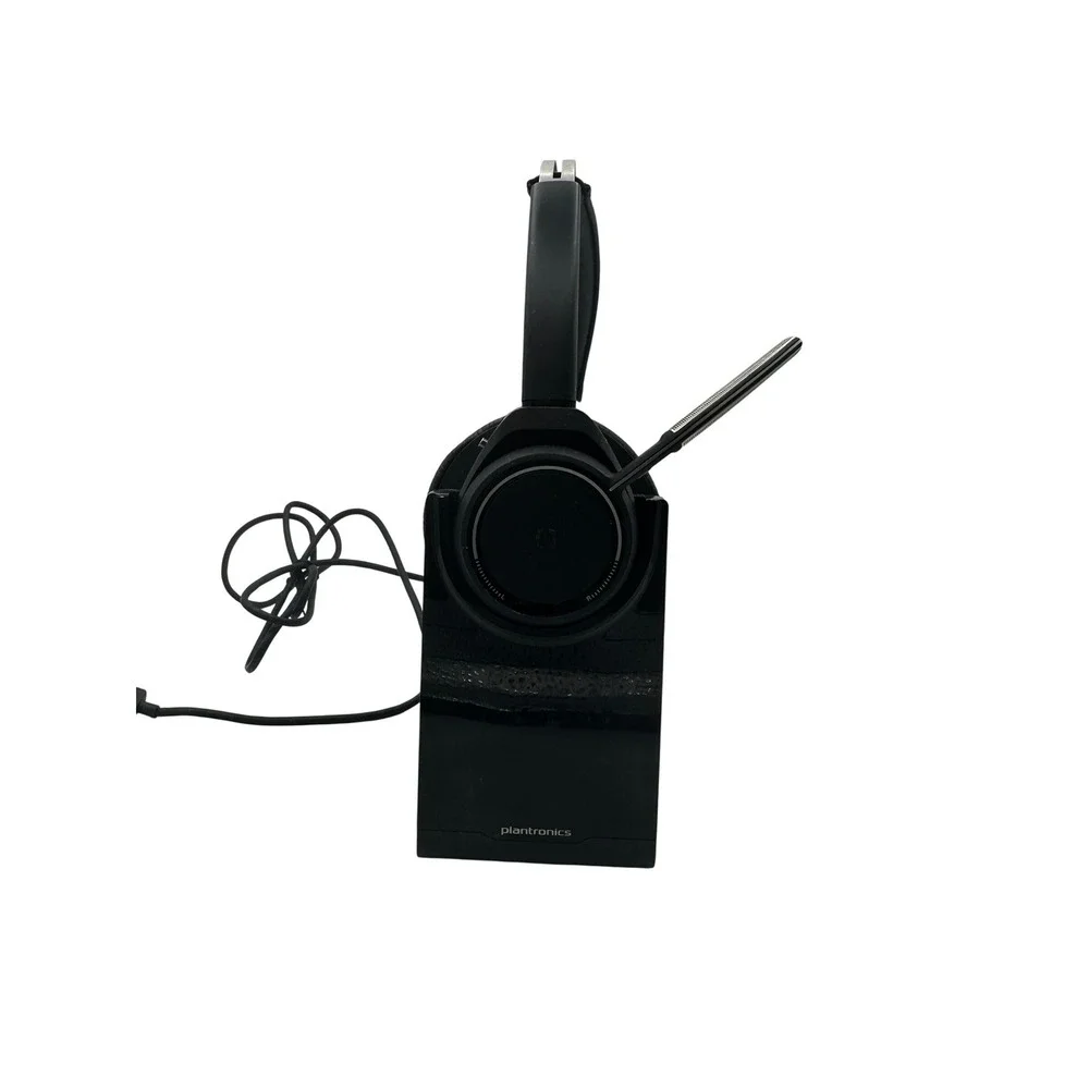 Plantronics Voyager Focus UC B825 Bluetooth Headset with Charging Stand Black
